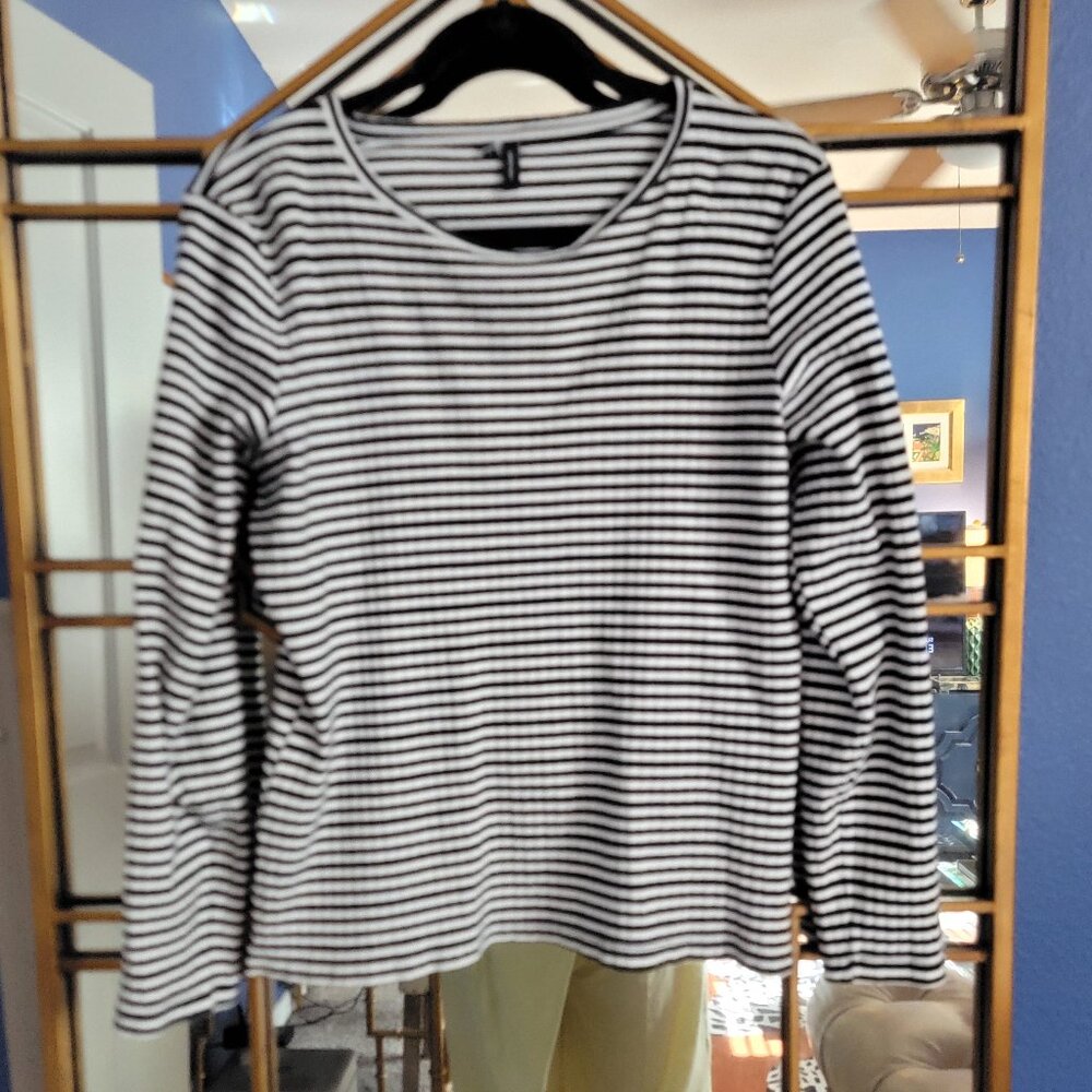 Vero Moda Striped Ribbed Long Sleeve